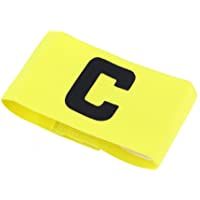 VORCOOL Fútbol Fútbol Capitán Brazalete Fútbol Ajustable Rugby Jugador de Baloncesto para niños y jóvenes (Amarillo)